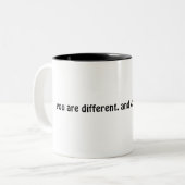 あなたは美しいマグ ツートーンマグカップ (正面左)