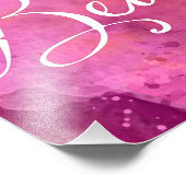 あなたは美しい引用文ピンクの水色 フォトプリント            (角)