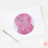 あなたは美しい引用文 ラウンドシール (封筒)