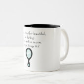 あなたは美しい聖句だ ツートーンマグカップ (正面右)