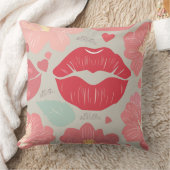 あなたは美しい花とキス クッション (ブランケット)