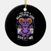 あなたは美しい魂サタンのバプホメットを持っている セラミックオーナメント (正面)