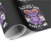 あなたは美しい魂サタンのバプホメットを持っている ラッピングペーパー (ロールコーナー)