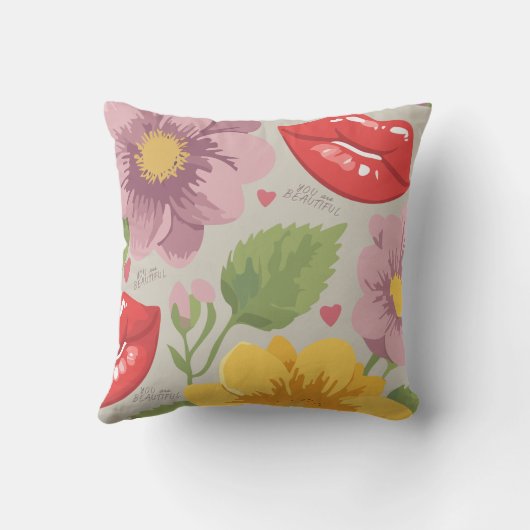 あなたは美しい クッション (裏面)