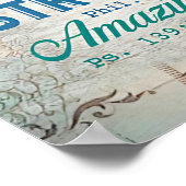 あなたは美しい – 名前をカスタムする ポスター (角)