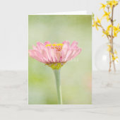 あなたは美しい《植物》百日草の花 カード (黄色い花)