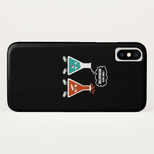 あなたは考え過度に対応 – おもしろいおたく化学 Case-Mate iPhoneケース (裏面(横))