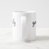 あなたは自分がどれほど美しいか分からない ジャンボコーヒーマグカップ (裏面)