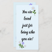 あなたは自分がブルーカードだからこそ愛される (正面/裏面)