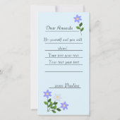 あなたは自分がブルーカードだからこそ愛される (裏面)