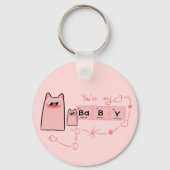 あなたは自分のベビーキーチェーン キーホルダー (裏面)
