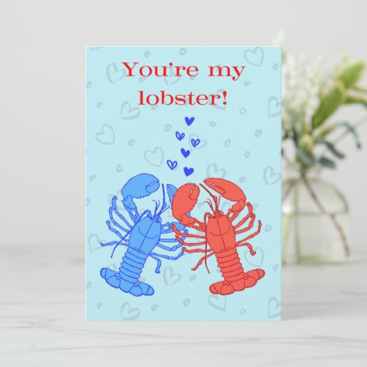 あなたは自分のロブスター編集可能記念日 シーズンカード (スタンド正面)