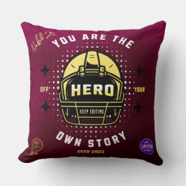 あなたは自分の話のヒーロー クッション