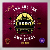 あなたは自分の話のヒーロー ポスター (正面)
