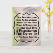 あなたは自分らしく完璧だ カード (黄色い花)