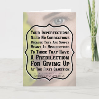 あなたは自分らしく完璧だ カード