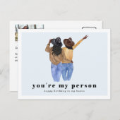 あなたは自分 | フレンド最高の誕生日 ポストカード (正面/裏面)