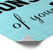 あなたは自由に引用文ポスターを選感動的択する ポスター (角)