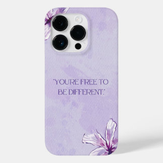 あなたは自由に紫違う色になアートる Case-Mate iPhone 14 PROケース