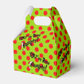 あなたは良いいけなハッピーホリデーパーティー フェイバーボックス (裏面サイド)