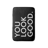 あなたは良いヒバおもしろいスターのユーモア引用文ことわざ バスマット (正面縦)