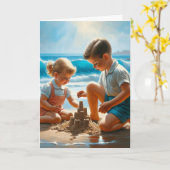 あなたは良い夏を過ごすことを望む カード (黄色い花)