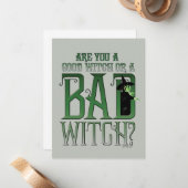 あなたは良い魔女か悪い魔女か? ノートカード (正面/裏面インサイチュ)