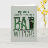 あなたは良い魔女ですか悪い魔女ですか。 カード (黄色い花)
