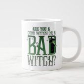 あなたは良い魔女ですか悪い魔女ですか。 ジャンボコーヒーマグカップ (右)