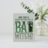あなたは良い魔女ですか悪い魔女ですか。 ポストカード (スタンド正面)