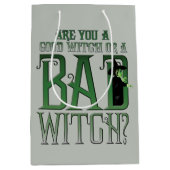 あなたは良い魔女ですか悪い魔女ですか。 ミディアムペーパーバッグ (正面)