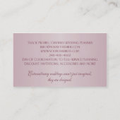 あなたは花嫁の名刺 名刺 (裏面)