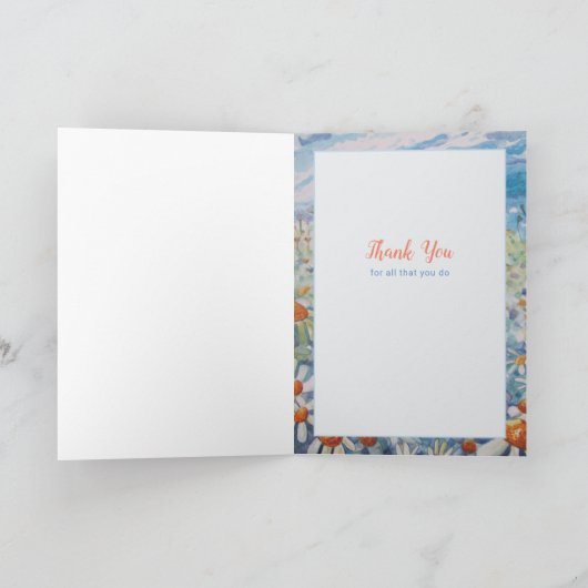 あなたは英雄的な必須の労働者サンキューカード シーズンカード (内部)