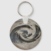 あなたは茶色のモザイク素朴従業員に感謝している キーホルダー (裏面)