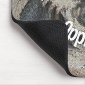 あなたは茶色のモザイク素朴従業員に感謝している マウスパッド (コーナー)