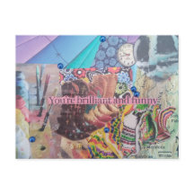 あなたは華おもしろいやかで丁寧なはがき