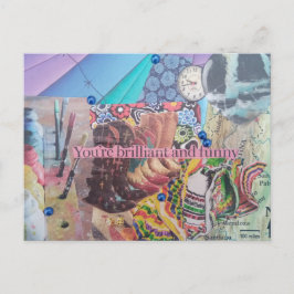 あなたは華おもしろいやかで丁寧なはがき ポストカード