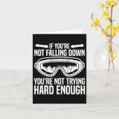 あなたは落ち込もしまないスノーボード カード (黄色い花)