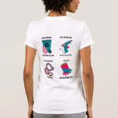 あなたは蒸気先生...女子Tシャツ Tシャツ (裏面)