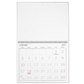 あなたは蜂の膝の大きなカレンダー(黄)です カレンダー (1月 2027)