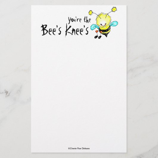 あなたは蜂の膝 便箋 (正面)