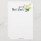 あなたは蜂の膝 便箋 (正面/裏面)