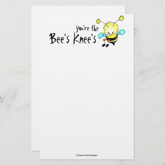 あなたは蜂の膝 便箋 (正面/裏面)