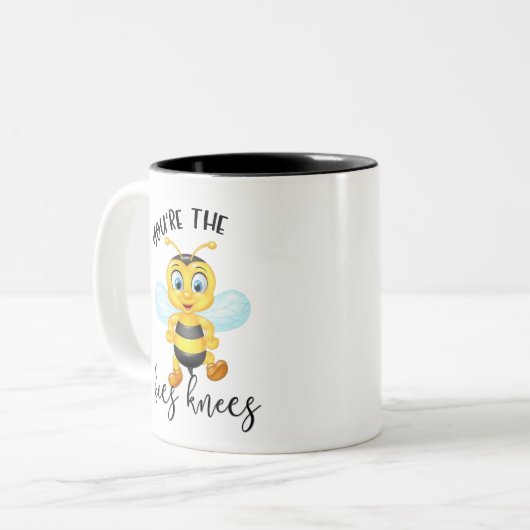あなたは蜂はひざを打つ |バレンタインデー ツートーンマグカップ (正面左)