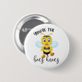 あなたは蜂はひざを打つ |バレンタインデー 缶バッジ (正面&裏面)