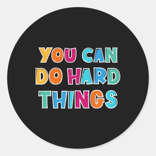 あなたは行うことができる懸命事相談員先生州テスト ラウンドシール (正面)