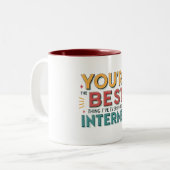 あなたは見最高のつけたこと ツートーンマグカップ (正面左)