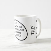 あなたは解雇されるドナルド・トランプ- コーヒーマグカップ (正面右)