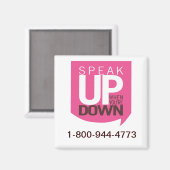 あなたは話ダウンマグネット時にアップ マグネット (正面/裏面)