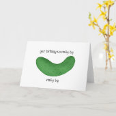 あなたは誕生日は本当に大きなディル カード (黄色い花)